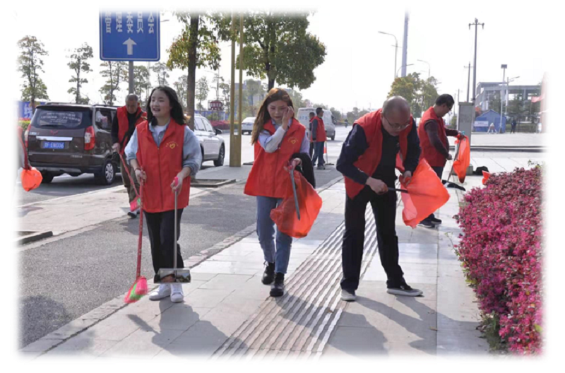 畢節(jié)工業(yè)職業(yè)技術學院黨群黨支部  開展“學黨史、辦實事，踐行雷鋒精神、為綠色環(huán)保獻力”主題黨日活動